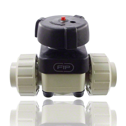 PP Membranventil, Verschraubung mit Schwei&szlig;muffe, FPM