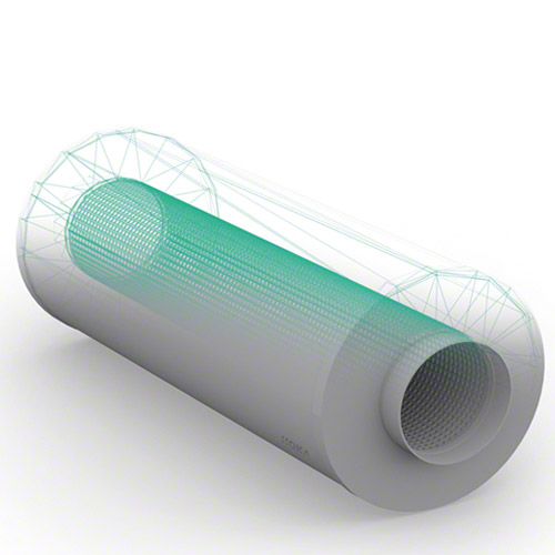 PVC Rohrschalld&auml;mpfer mit Muffen&nbsp; 